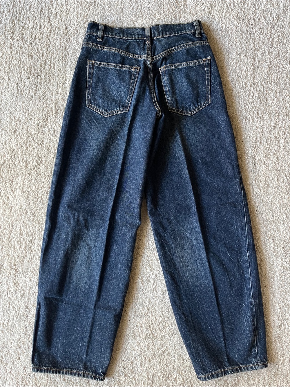 Zara wide leg barrel jeans size 0 - Picture 3 of 4